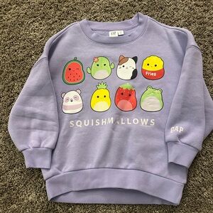 NWOT Gap Kids Squishmallow sweatshirt